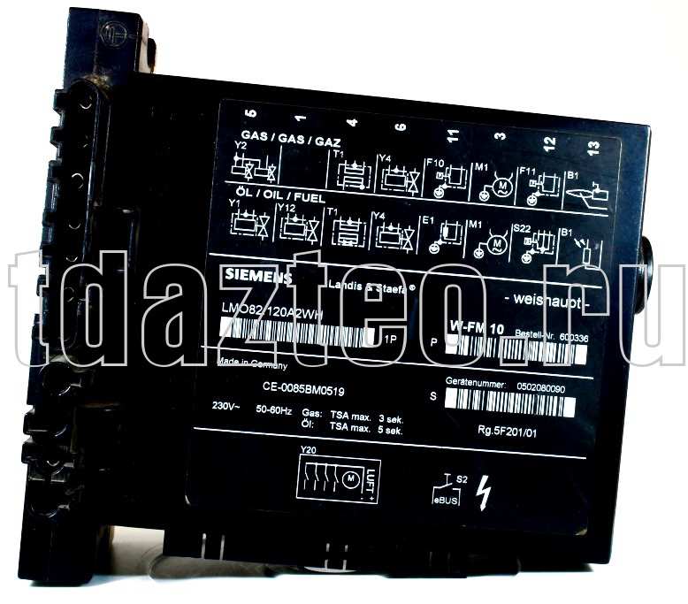 Менеджер горения W-FM 10 SIEMENS LMO 82.120A2WH (600336)