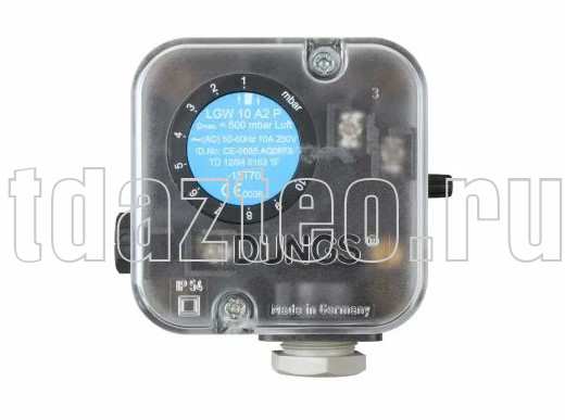 Реле давления воздуха DUNGS LGW 10 A2 P (04034600-LB)