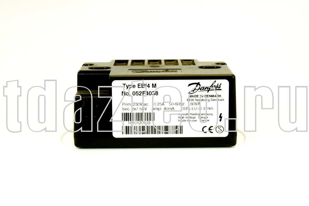 Трансформатор розжига Danfoss EBI 4 M (052F4038)
