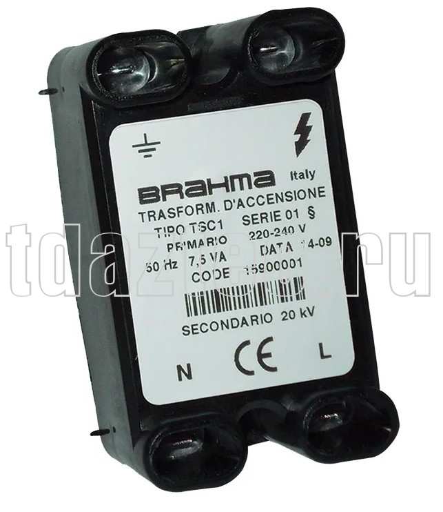 Емкостные трансформатор розжига Brahma TSC1 110-120V (15900121)