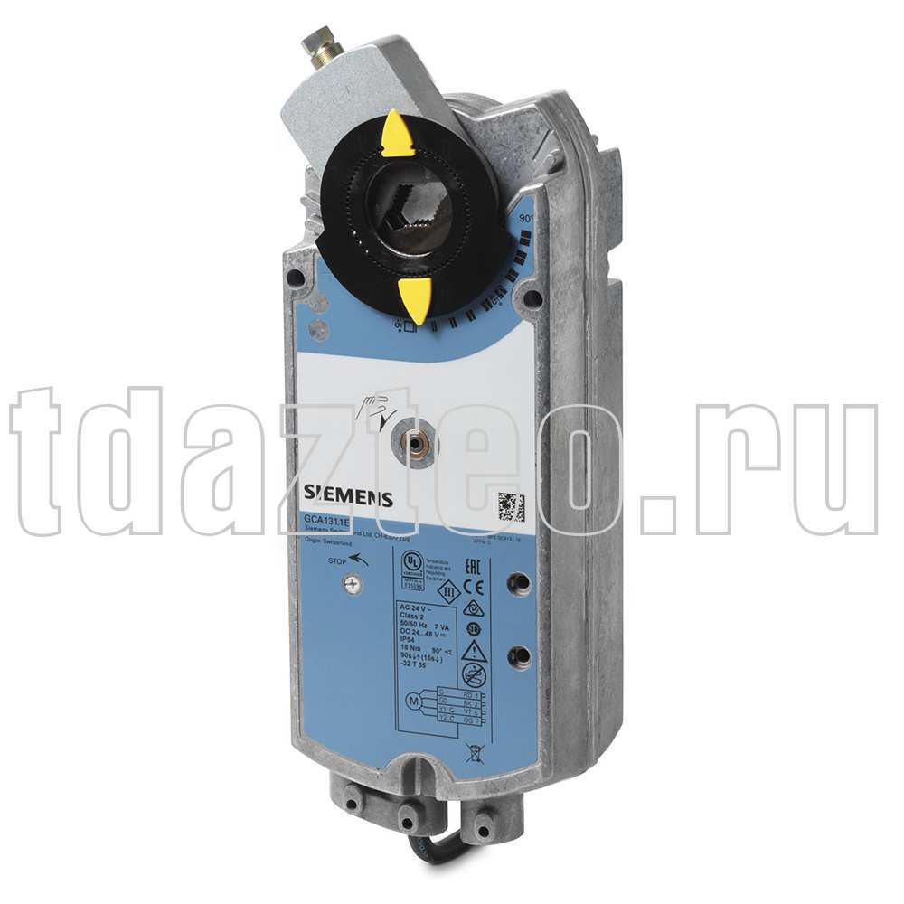Привод воздушной заслонки Siemens (GCA161.1E)