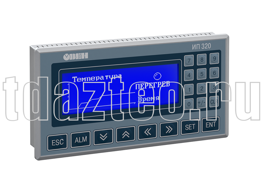 ИП320 графическая монохромная панель оператора с Modbus Овен.
