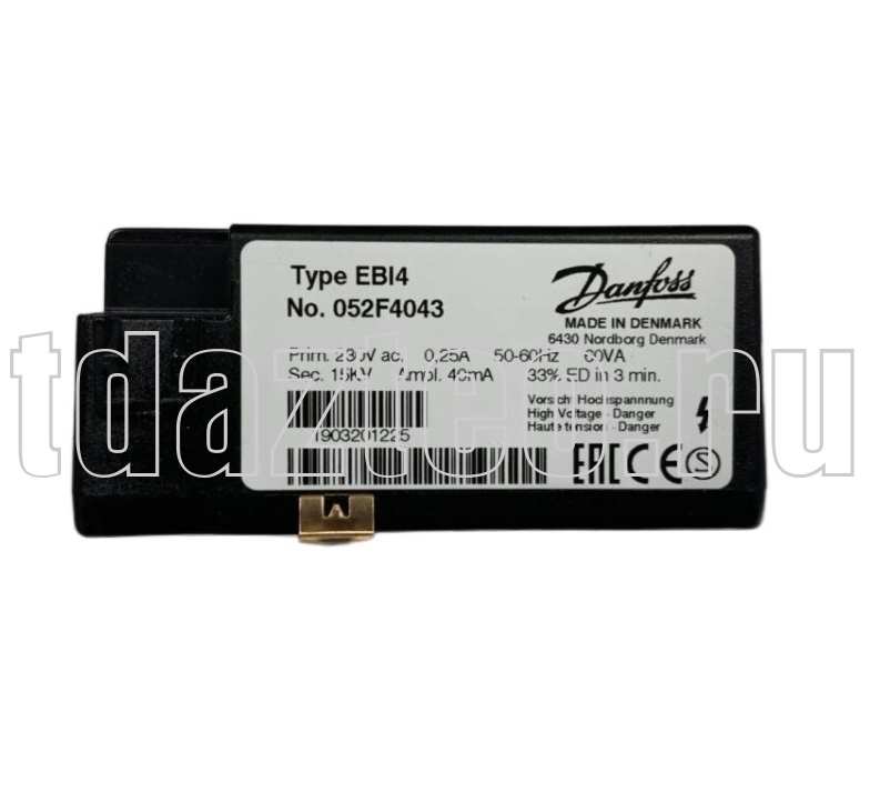 Трансформатор розжига Danfoss EBI4 KIT (052F4043)