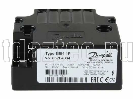 Трансформатор поджига Danfoss EBI4 1P 052F4044 (2170233)