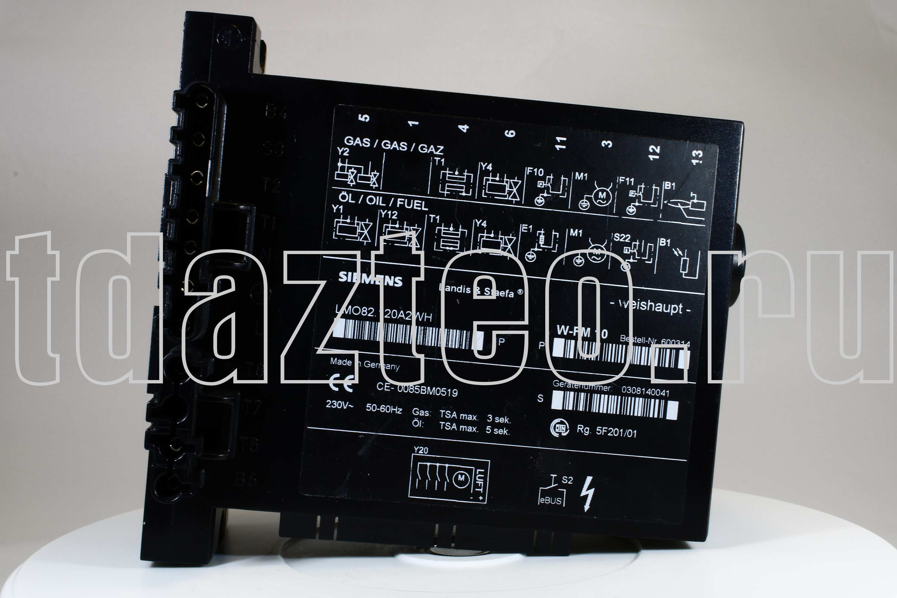 Менеджер горения W-FM 10 SIEMENS LMO 82.120A2WH (600314)