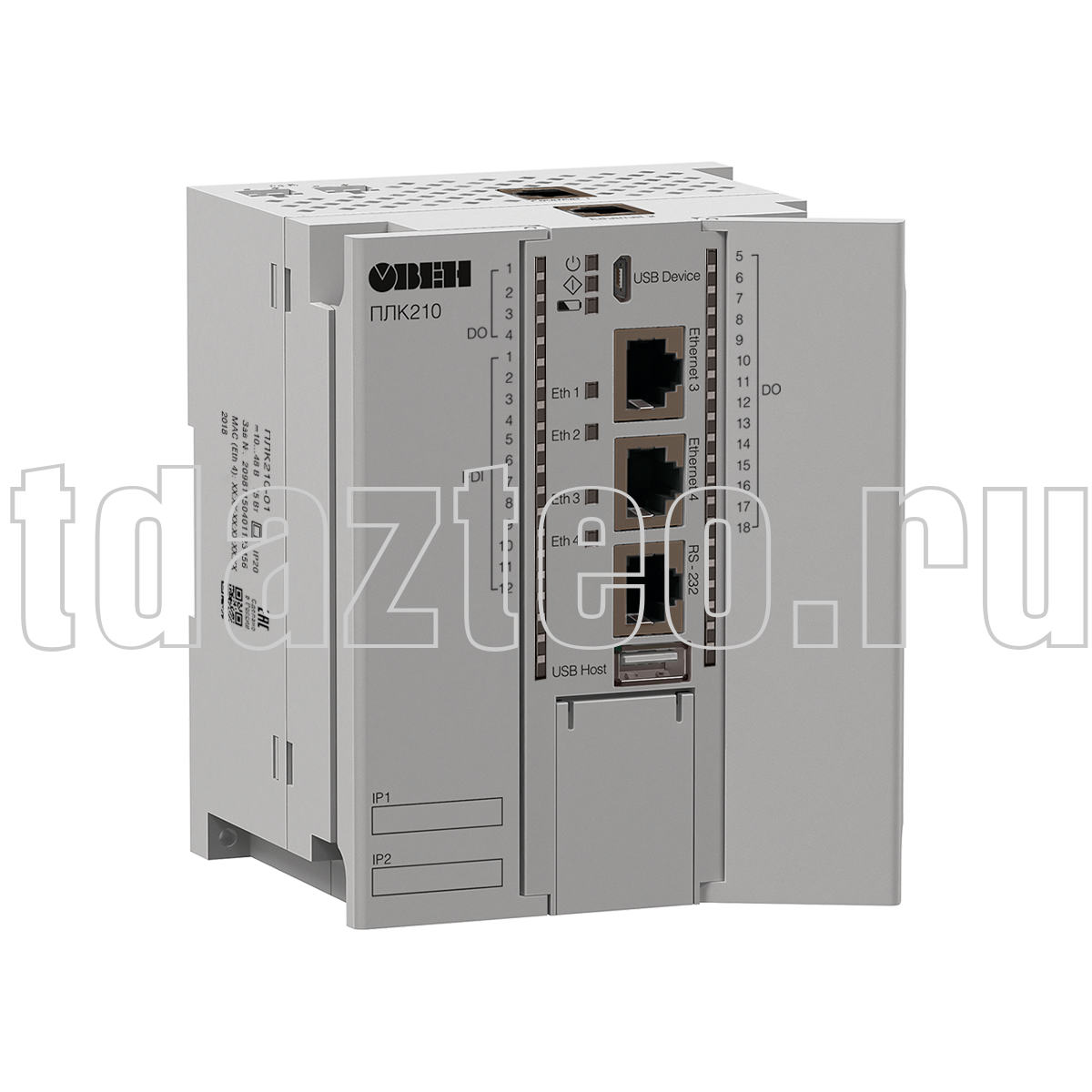 ПЛК210-04-CS высокопроизводительный программируемый контроллер с расширенными сетевыми возможностями Овен