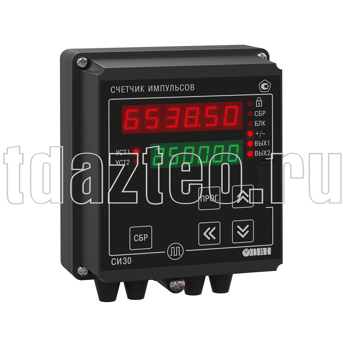 СИ30-24.Щ1.С счетчик импульсов с поддержкой энкодеров и RS-485 Овен.