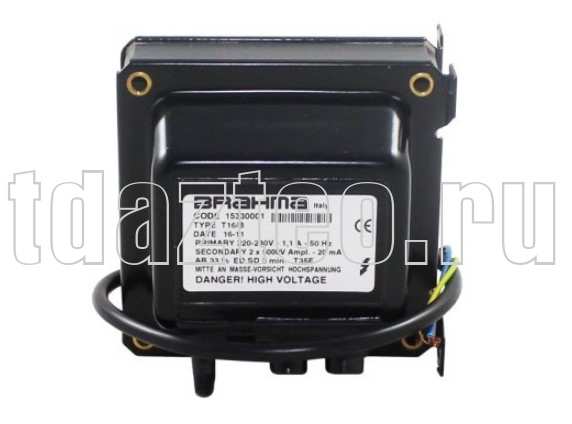 Индукционный трансформатор розжига Brahma T16/B (15330001)