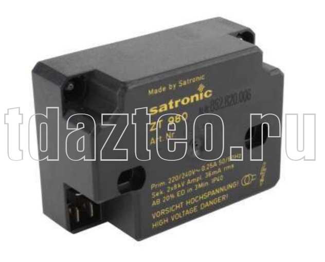 Трансформатор розжига SATRONIC / HONEYWELL ZT 980 (13144)