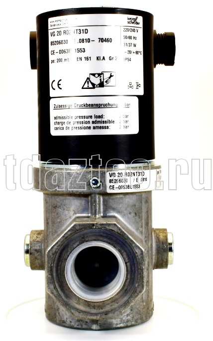 Запорный газовый клапан Kromschroder VG 20R02NT31D (85206030)