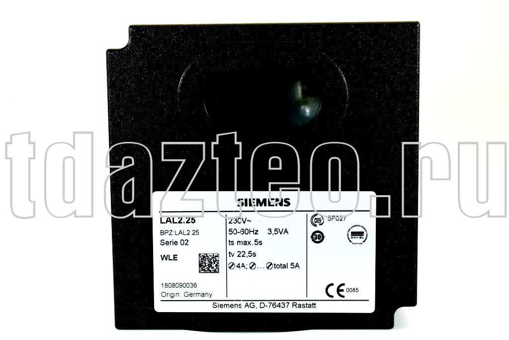 Автомат горения Siemens LAL 2.25 (2020420)