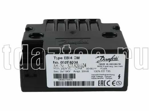 Трансформатор розжига Danfoss EBI4 CM 052F4034 (65323259) Трансформатор розжига Danfoss EBI4 CM 052F4034 (65323259)